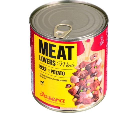 Josera Meatlovers Menu Wołowina z ziemniakami karma mokra dla psów 800g