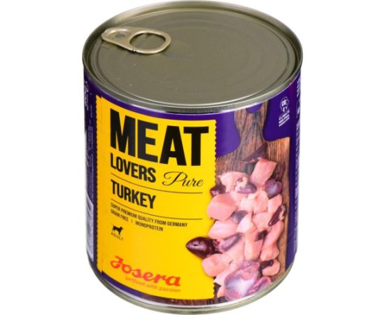 Josera Meatlovers Pure Indyk karma mokra dla psów 800g