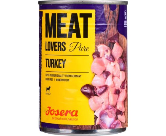 Josera Meatlovers Pure Indyk karma mokra dla psów 400g