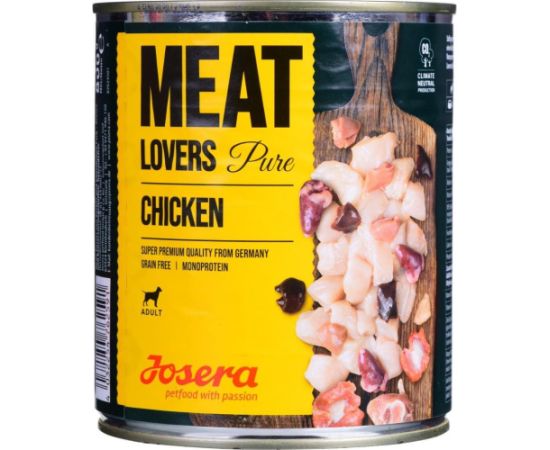 Josera Meatlovers Pure Kurczak karma mokra dla psów 800g