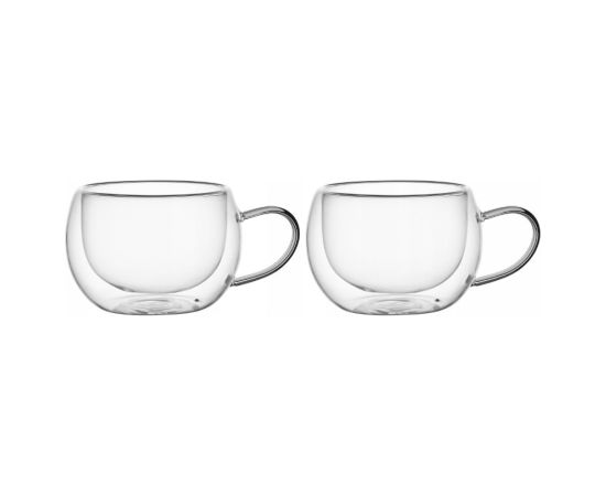 Komplekts no 2 dubultsienu stikla krūzēm 300 ml, 9002, KAMILLE