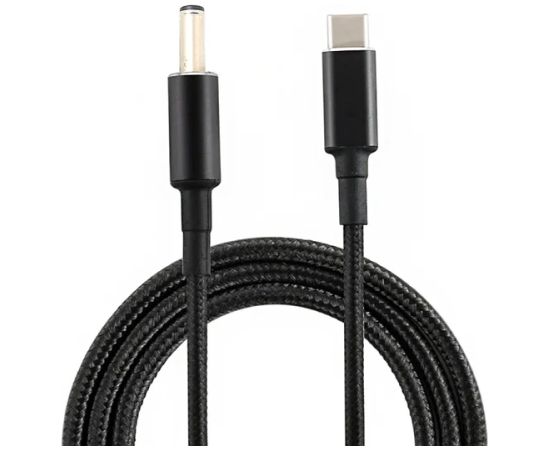 Кабель для зарядки ноутбука Fusion USB-C для DELL 4.5x3.0|0.6 мм | 18,5 В-20 В | 100 Вт | 1,8m