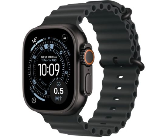 Apple Watch Ultra 3 GPS + Cellular 5G 49mm Black Titanium Case with Black Ocean Band Viedpulkstenis