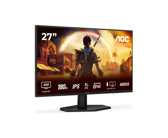 AOC Q27G42XE 27 " IPS QHD 16:9 180 Hz 1 ms 2560 x 1440 pixels 300 cd/m² HDMI ports quantity 2 Black LED / LCD мониторы