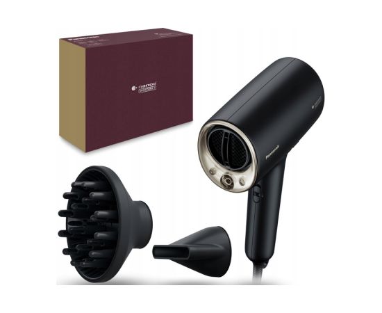 Panasonic Hair Dryer Nanoe  EHNA0JN825 1600 W Number of temperature settings 4 Diffuser nozzle Black