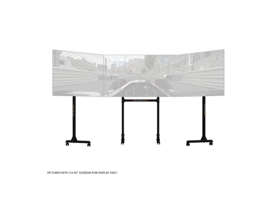 Next Level Racing Floor stand Free Standing Triple Monitor stand 3 x 32- 65 " Maximum weight (capacity) 70 kg Black