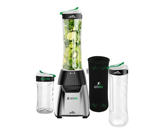 ETA Blender Activmix Team ETA110390000 Tabletop 350 W Jar material Glass Jar capacity 0.6 L Ice crushing Black/Stainless steel Blenderi un Chopperi