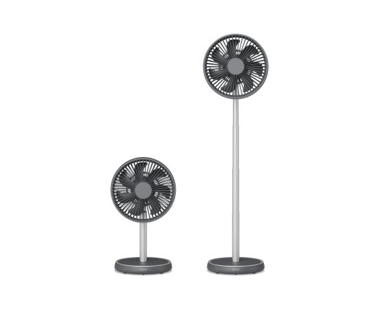 Duux Fan Rize Flex Stand Fan Grey Diameter 21 cm Number of speeds 4 Oscillation 10 W