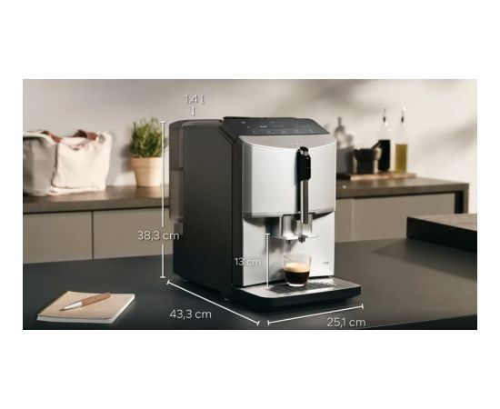 Siemens TF303E01 EQ300 espresso machine (silver; 1300W)