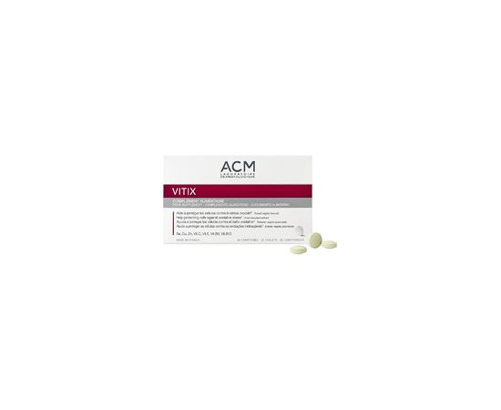 ACM Vitix 30 Capsules - Dietary supplement for protection against oxidative stress 30 tablets