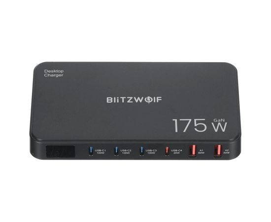 Blitzwolf BW-S30 6-in-1 Charging Station 4xUSB-C + 2xUSB 175W