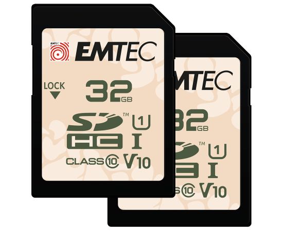 Emtec SD 32GB UHS-I U1 V10 Outdoor 2 pcs