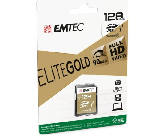 Emtec SD128GB UHS-I U1 EliteGold