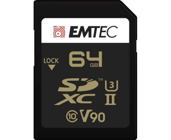 Emtec SD 64GB UHS-II U3 V90 SpeedIN Pro+