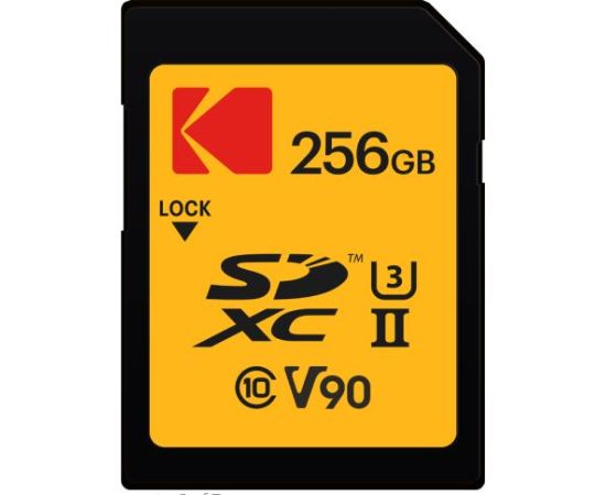 Kodak SD 256GB UHS-II U3 V90 Ultra Pro EKMSD256GUHS2V2K