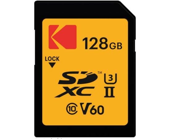 Kodak SD 128GB UHS-II U3 V60 Ultra Pro EKMSD128GUHS2V1K