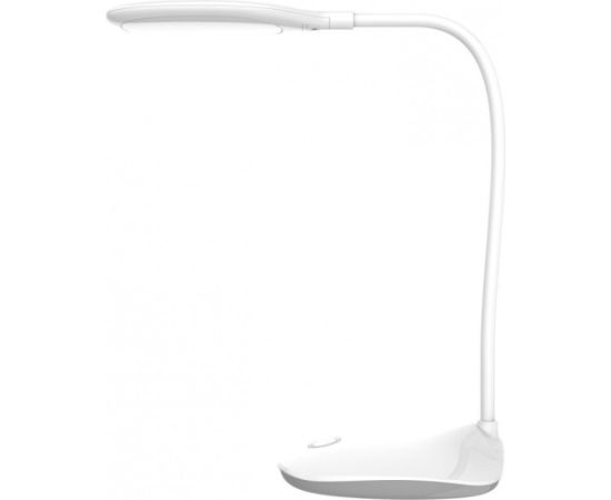 Platinet PDLK6700W Гибкая 3W Led Настольная Лампа 3-уровня стета + Атмосферная подсветка AC USB 5V / 4x AAA Питание