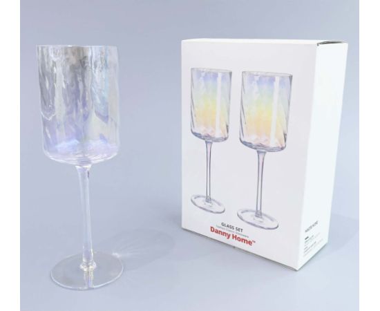 Wine goblet DOLCE 2pcsH23,3cm, transparent