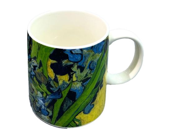 Mug PAINTING ART H9.5cm 350ml "Irises"