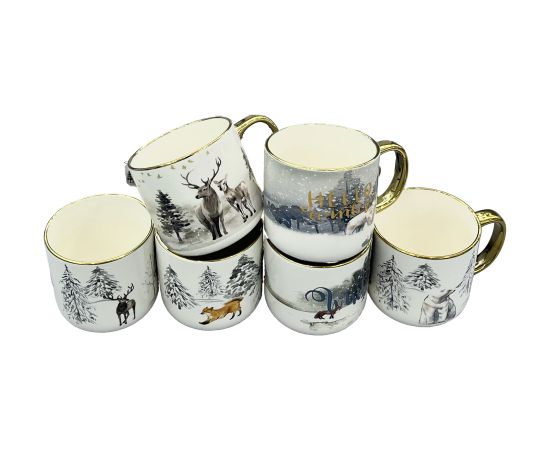 Mug ALBERI H9,5cm 450ml, mix