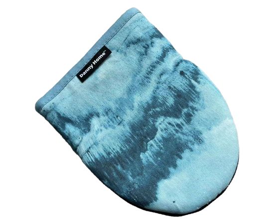 Oven gloves AIMAI 2pcs with silicone, blue