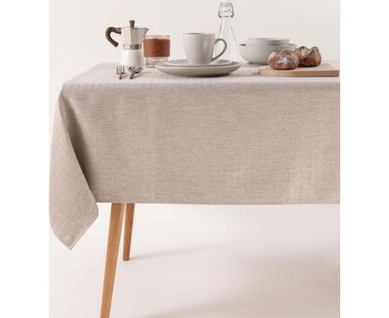 Tablecloth EASY CARE 140x220cm dark beige, 250g/m2