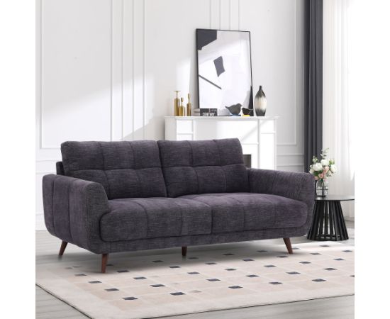 Sofa STEVE 3-seater, dark grey