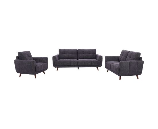 Sofa STEVE 3-seater, dark grey
