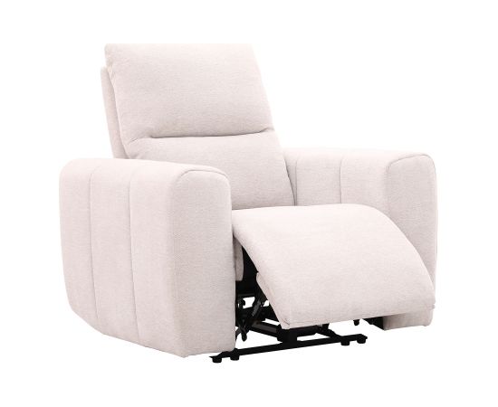 Recliner armchair MATIAS with electric mechanism, light beige