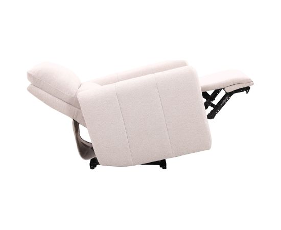 Recliner armchair MATIAS with electric mechanism, light beige