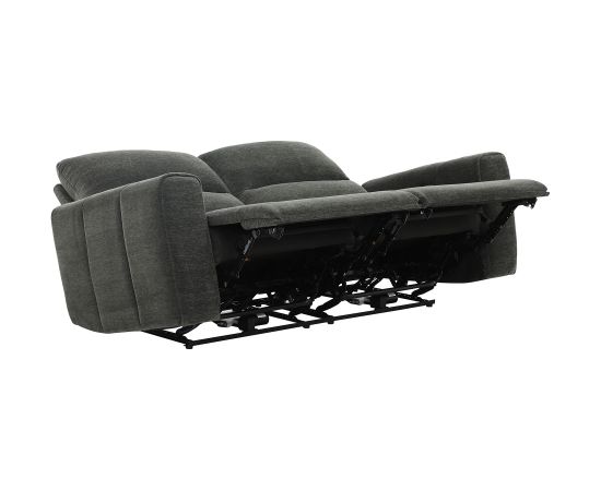 Recliner sofa MATIAS 3-seater with electric mechanism, grey