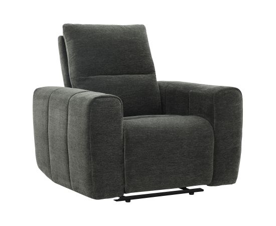 Recliner armchair MATIAS with electric mechanism, grey