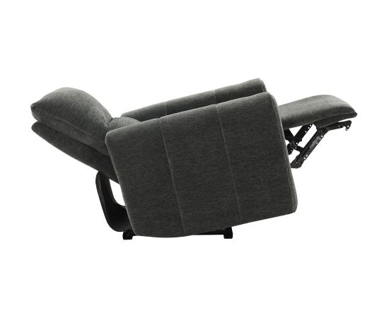 Recliner armchair MATIAS with electric mechanism, grey