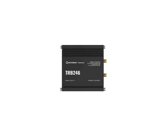 Teltonika Industrial 4G IoT Gateway TRB246 10/100 Mbit/s Ethernet LAN (RJ-45) ports 1 Mesh Support No MU-MiMO No 4G