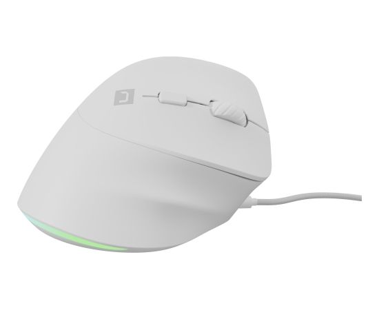 Genesis Mouse Natec Crake 2 Pro Wired White Peles, ievadierīces