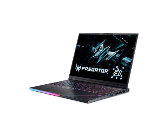 Acer Predator Helios 18 AI PH18-73-90S7 Abyssal Black 18 " IPS WQUXGA 3840 x 2400 pixels Intel Core U9 275HX 64 GB DDR5 Solid-state drive capacity 2000 GB NVIDIA GeForce RTX 5090 GDDR7 24 GB Windows 11 Home Bluetooth version 5.4 Keyboard language US inter Ноутбуки