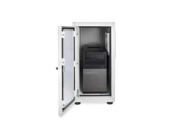 Digitus Computer housing with in-built filter fan and levelling feet DN-CC 9002 Light grey