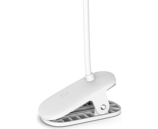 ColorWay LED Table Lamp Flexible and Clip 2 with Built-in Battery CW-DL10FCB-W