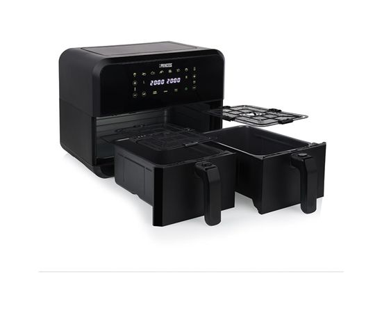 Princess Double Basket Airfryer 182068 Power 2400 W Capacity 8 L Black