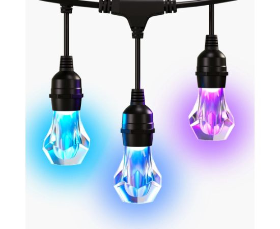 Nanoleaf Essentials Matter Smart Multicolour Outdoor String Lights Expansion 15m|16M+