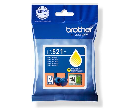 Brother LC521Y Ink Cartridges Yellow