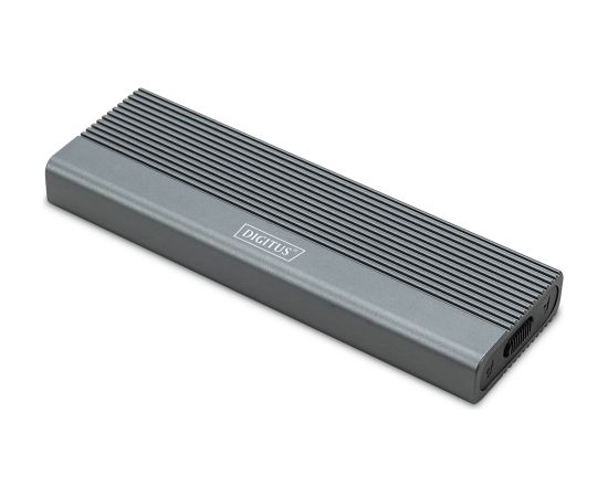 Digitus USB M.2 hard disk enclosure, SSD, external, NVMe + SATA, 10Gbps (NVMe) 6 Gbps (SATA), USB3.1 Gen2 DA-71156
