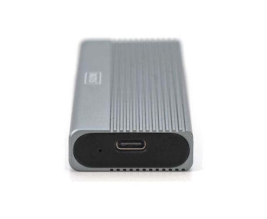 Digitus USB M.2 hard disk enclosure, SSD, external, NVMe + SATA, 10Gbps (NVMe) 6 Gbps (SATA), USB3.1 Gen2 DA-71156