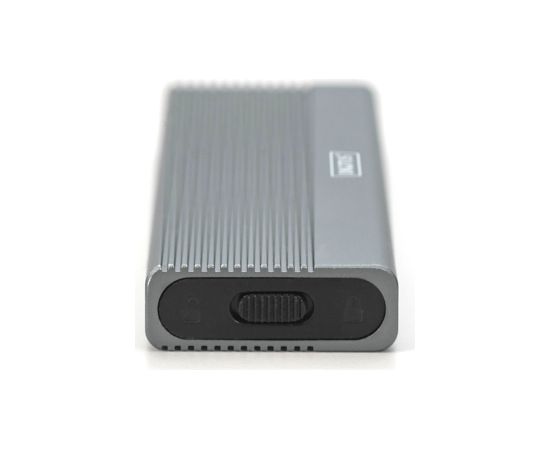 Digitus USB M.2 hard disk enclosure, SSD, external, NVMe + SATA, 10Gbps (NVMe) 6 Gbps (SATA), USB3.1 Gen2 DA-71156