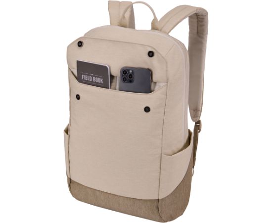 Thule Lithos Backpack 20L Fits up to size 16 " Laptop backpack Pelican Gray/Faded Khaki Somas portatīvajiem datoriem