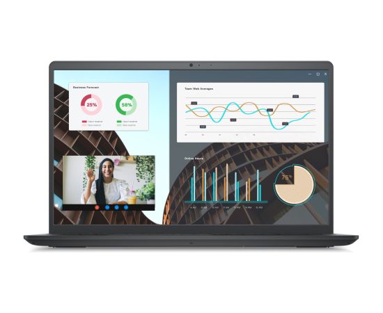 Dell Vostro 15 3530 Black 15.6 " WVA FHD 1920 x 1080 Anti-glare Intel Core i5 i5-1335U 8 GB DDR4 Solid-state drive capacity 256 GB Intel UHD Graphics Windows 11 Home 802.11ac Keyboard language English Keyboard backlit Warranty 36 month(s) Battery warranty Portatīvie datori