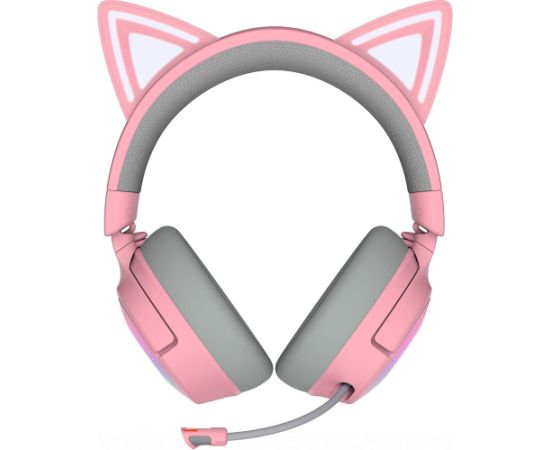 Razer Headset Kraken Kitty V3 Pro Wireless/Wired Over-Ear Wireless Quartz