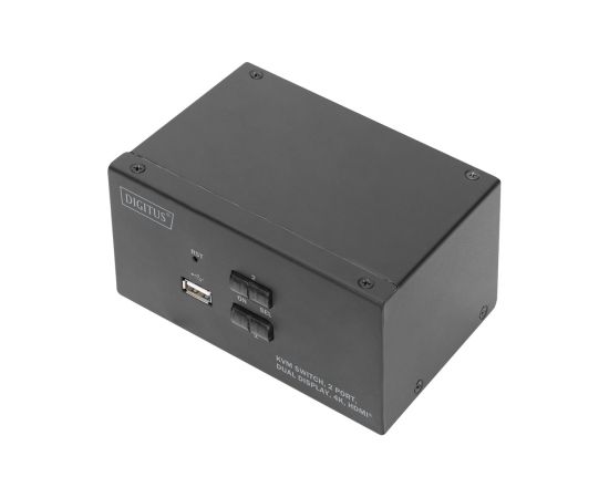 Digitus KVM Switch, 2 Port, Dual Display, 4K, HDMI DS-12860