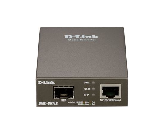 D-Link 1000BaseT to SFP Standalone Media Converter DMC-G01LC Gigabit SFP port 10/100/1000 Mbps port