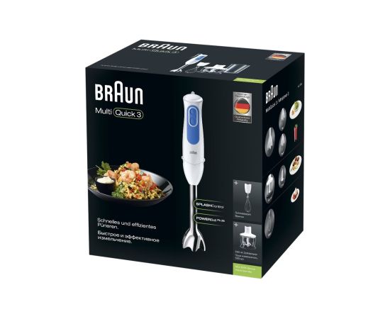 Braun Hand Blender MQ 3035 Sauce MultiQuick 3 Hand Blender 700 W White Blenderi un Chopperi